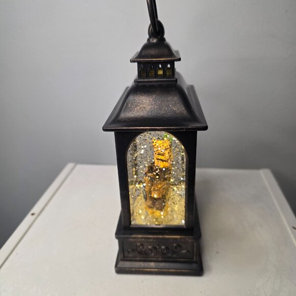 Nativity Scene Lighted Snow Globe Motion Glitter Lantern - Picture 3 of 8